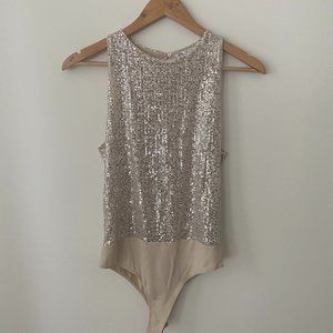 Zara Sequin Bodysuit